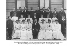 Alfred Lewis was one of Wellington’s best-known businessmen in the early 1900’s, and a founding member of the Courtenay Place Congregational Church in 1887. He lived at 19 and 21 Porritt St.