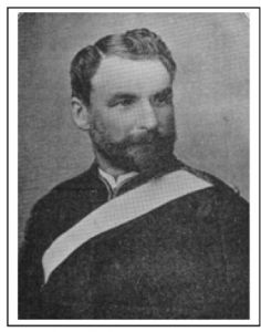 George Vance Shannon in his militia uniform. Cyclopedia of New Zealand, Volume 1, 1897.  