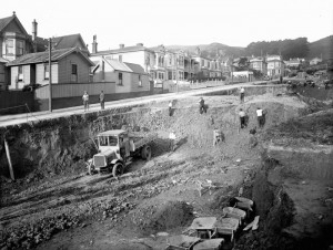 Construction of the Mt Victoria tunnel started in 1929 and was finished 15 months later.